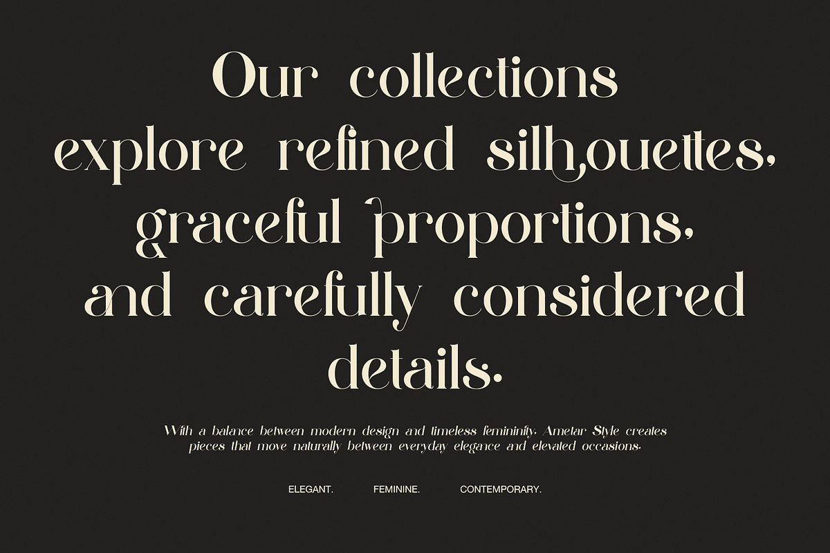 Jagers Luxury Serif Font, a Serif Font by Perfectype (Photo 5 of 8)