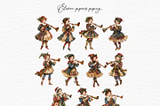 12 days of Christmas clipart, a Seasonal Illustration by Invite to Clipart (Thumbnail 7 of 10)