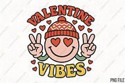 Valentine Vibes Valentine’s Day PNG, an Illustration by CraftArtStudio (Thumbnail 1 of 4)