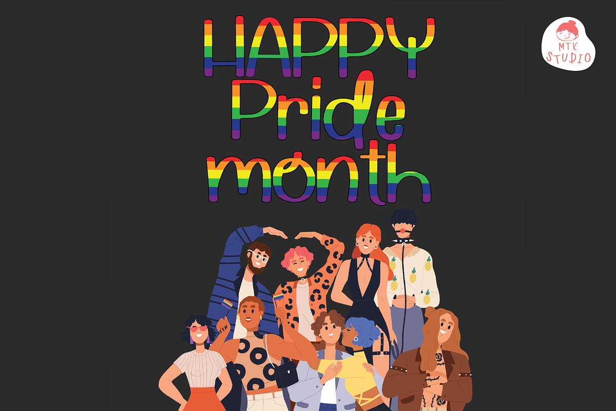 WonderGreyXPride SVG Font, a Handwritten Font by MTK Studio (Photo 3 of 6)