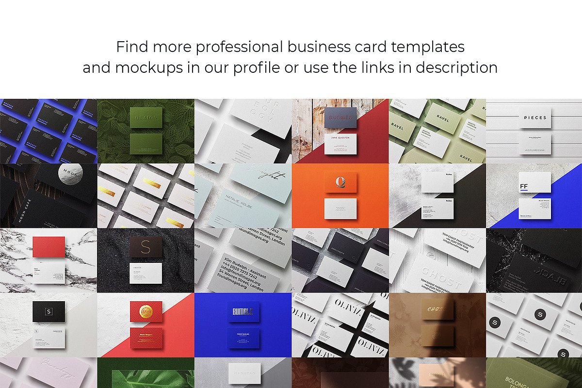 Business Card Mockup Template Logo, a Business Card Template by PrintPixel (Photo 8 of 8)