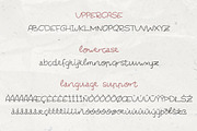 Side B: Lo-Fi Handwritten Font, a Handwritten Font by Anastasiia VNSK (Thumbnail 10 of 14)