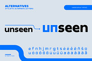 Kargen - Sans Serif Display Typeface, a Sans Serif Font by Drizy (Thumbnail 5 of 10)