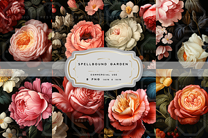 SPELLBOUND GARDEN. Seamless Pack