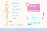 Pretty Pop Pack Cards Templates, a Card Template by Hell Yeah Designs (Thumbnail 4 of 6)
