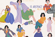 WOMAN & ABSTRACT, a Person Illustration by nadispasibenko (Thumbnail 2 of 15)