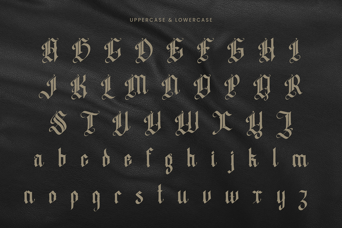 Moctavo - Blackletter Gothic Font, a Blackletter Font by Randi Irvan | Rvandtype (Photo 9 of 11)