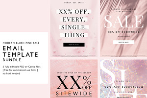 Blush Sale Email Marketing Template