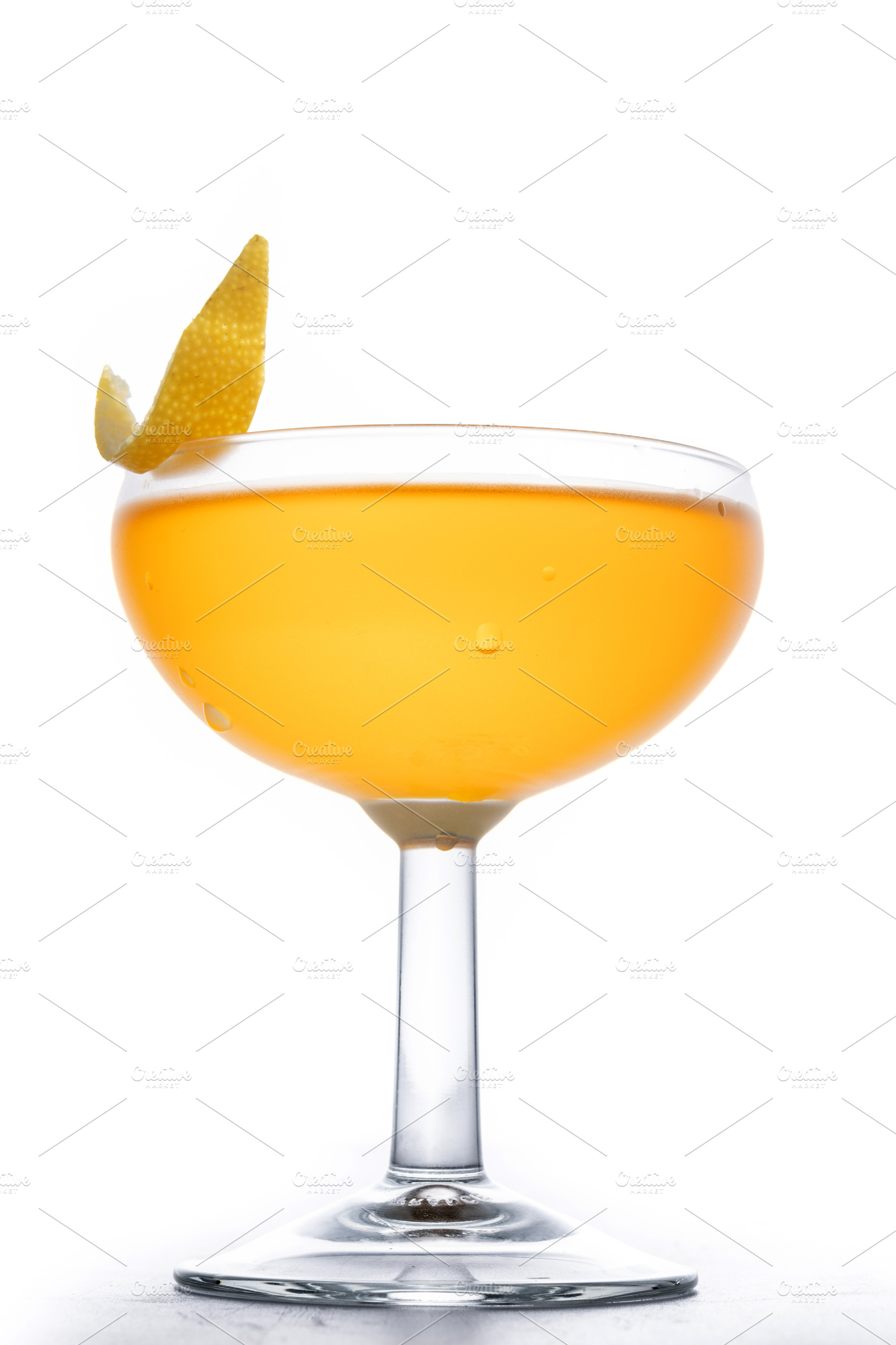 Paper plane cocktail isolated on white background, a Food & Drink Photo by etorres69