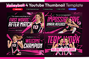 Volleyball YouTube Thumbnail Pack, a Social Media Template by OnurDemircan (Thumbnail 1 of 6)