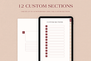 Digital Notebook For Goodnotes, a Stationery Template by Digital_Mind (Thumbnail 3 of 10)