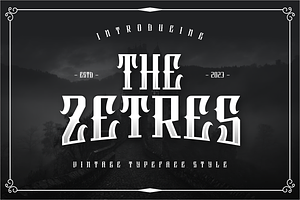 The Zetres Font