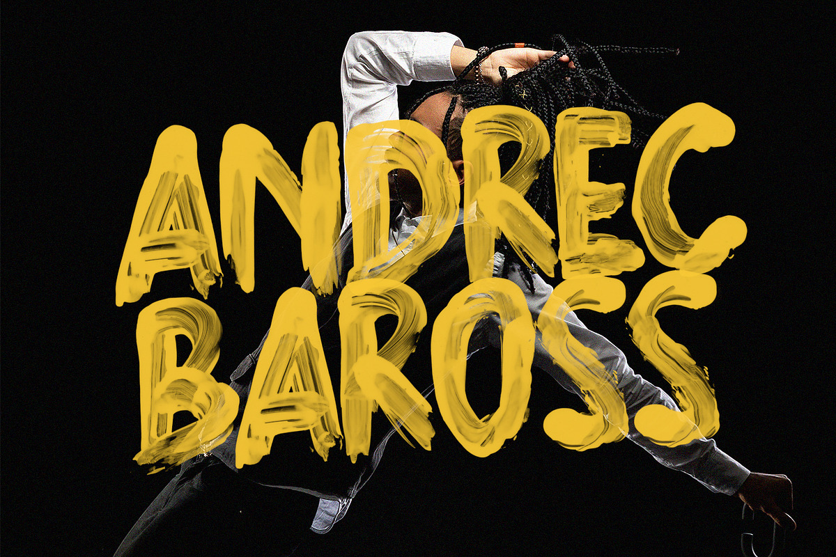 Cardus Brush SVG Font preview 3