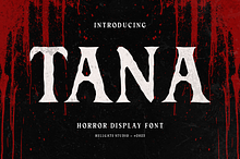 Tana Horror Display Font