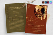 Elegant Thanksgiving Invitation, a Flyer Template by BrandPacks (Thumbnail 1 of 5)