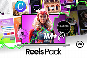 Viral Instagram Reels Templates v4, a Social Media Template by Virall (Thumbnail 1 of 10)