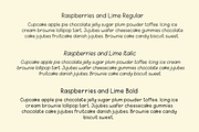 Raspberries and Lime Cute Font, a Handwritten Font by Sofia Skoog (Thumbnail 10 of 10)