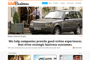 WebBusiness Business Portfolio Theme