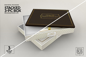 Stacked 3pc Box Mock Up