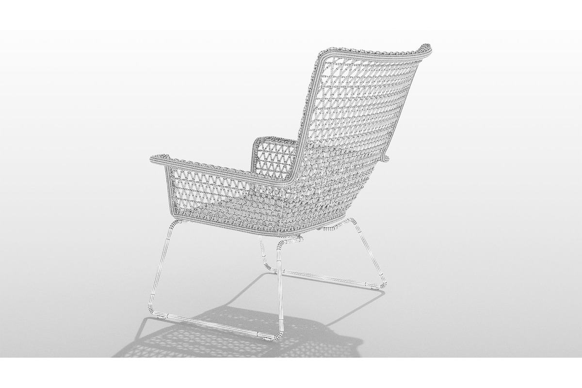 Hogsten Armchair, a Furniture 3D Model by 3DCargo (Photo 8 of 13)