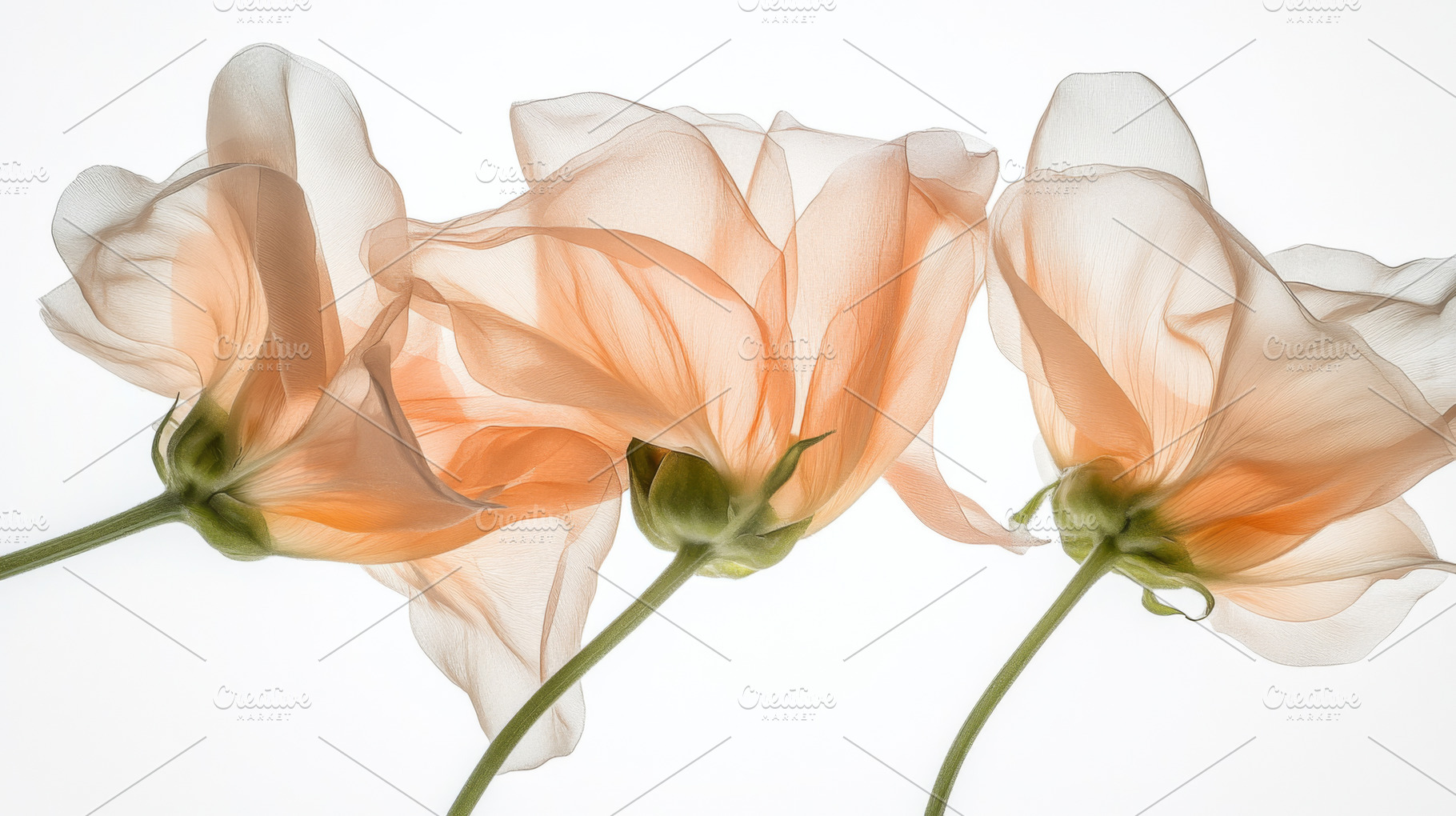 Pastel-colored cosmos flowers overlapping softly, ideal for post, a Photo by Dvoevnore photos