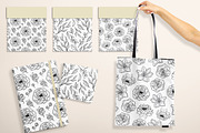 Floral Elements. Seamless Patterns., a Decorative Illustration by Diana Kovach (Thumbnail 14 of 18)
