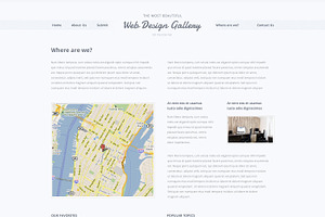 Web Design Gallery - PSD Template