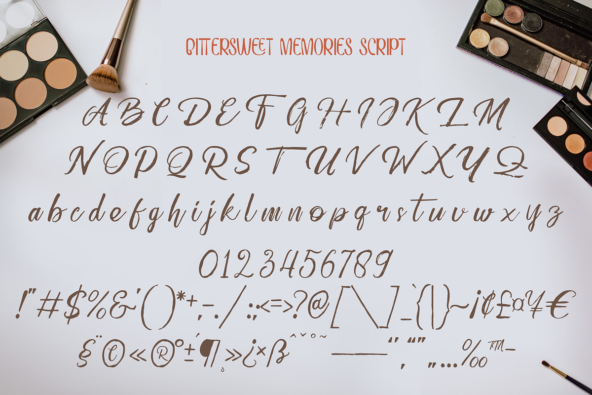 Bittersweet Memories - Duo Font, a Script Font by Burntilldead (Photo 6 of 10)