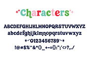 Christmas Cheer Retro Font, a Slab Serif Font by Miss Tiina (Thumbnail 2 of 5)