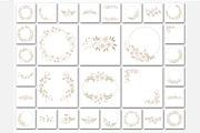 30 floral frames, rose flower, an Illustration by Bloom21Art (Thumbnail 2 of 5)