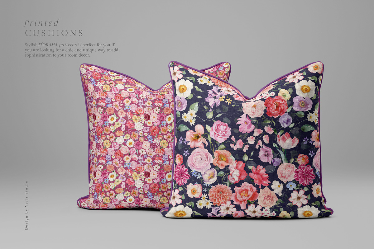 FLORAMA 6 Floral Seamless Patterns, a Pattern Graphic by Veris Studio (Photo 10 of 34)