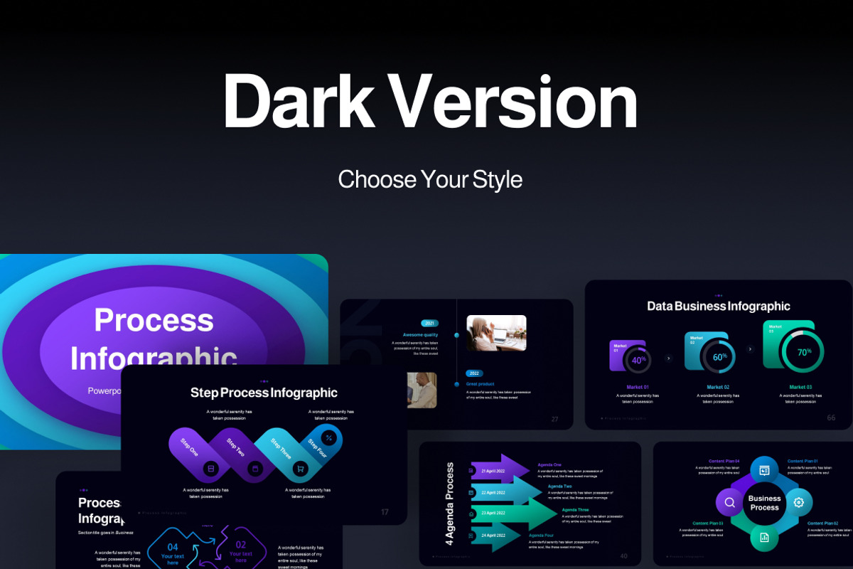 Process Infographic PowerPoint Asset, a Presentation Template by Brandearth RRGraph (Photo 4 of 6)
