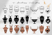 Antique greek beauty - designs kit, a Person Illustration by My Space Garden (Thumbnail 10 of 19)