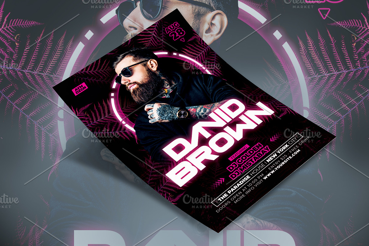 DJ Flyer, a Flyer Template by AyumaDesign (Photo 2 of 2)