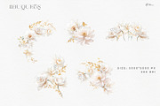 Fantasy flowers, White peonies, an Object Illustration by ollalya (Thumbnail 4 of 9)