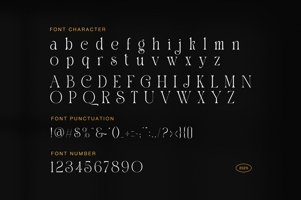Bungs Elegant Modern Serif Font, a Serif Font by Graphicxell (Photo 7 of 8)