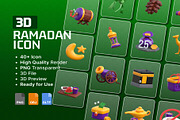 3D RAMADAN ICON, an Object 3D Model by Lumina_ui_ux202 (Thumbnail 1 of 6)