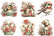 Whimsical Spring Clipart, an Illustration by Designworld (Thumbnail 4 of 8)