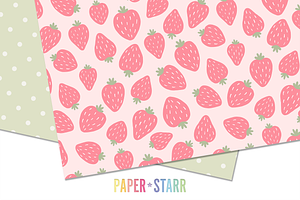 Strawberry Digital Paper