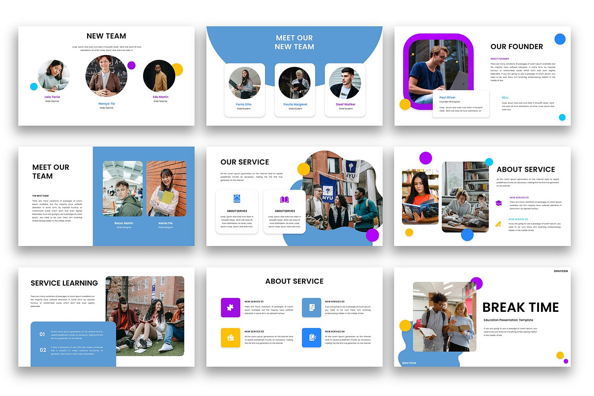 Grayson - Education PowerPoint, a Presentation Template by kreatifreya (Photo 4 of 5)