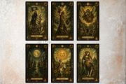 The Verdant Grimoire Tarot Cards, a Decorative Illustration by ThatsDesignArt (Thumbnail 5 of 11)