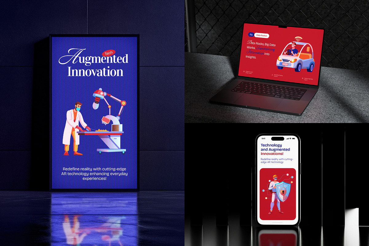 Technology Illustration Set, a Technology Illustration by Vectors Market (Photo 4 of 8)