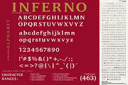 INFERNO Serif font, a Serif Font by Artistic & Unique (Thumbnail 4 of 17)