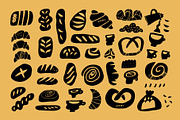 BAKERY SHAPES | HAND DRAWN CLIPART, a Decorative Illustration by Favete Art (Thumbnail 7 of 22)