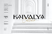 KAIVALYA - Culture Type, a Sans Serif Font by ikiiko (Thumbnail 1 of 7)