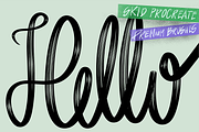 Skid Procreate lettering brushes, a Brush Add-On by YokoBlue (Thumbnail 1 of 16)