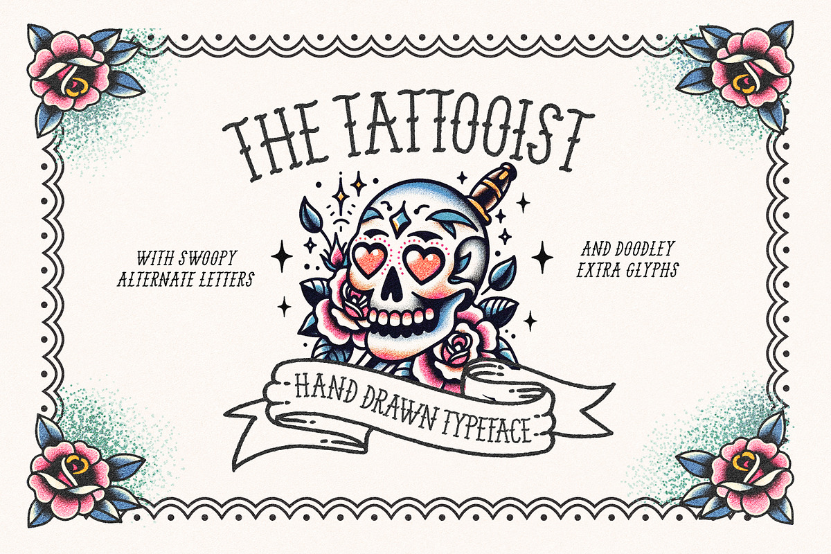 The Tattooist Typeface, a Blackletter Font by Nicky Laatz (Photo 1 of 12)