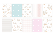 Silly Goose Watercolor Nursery Set, an Animal Illustration by tetiartline (Thumbnail 6 of 12)