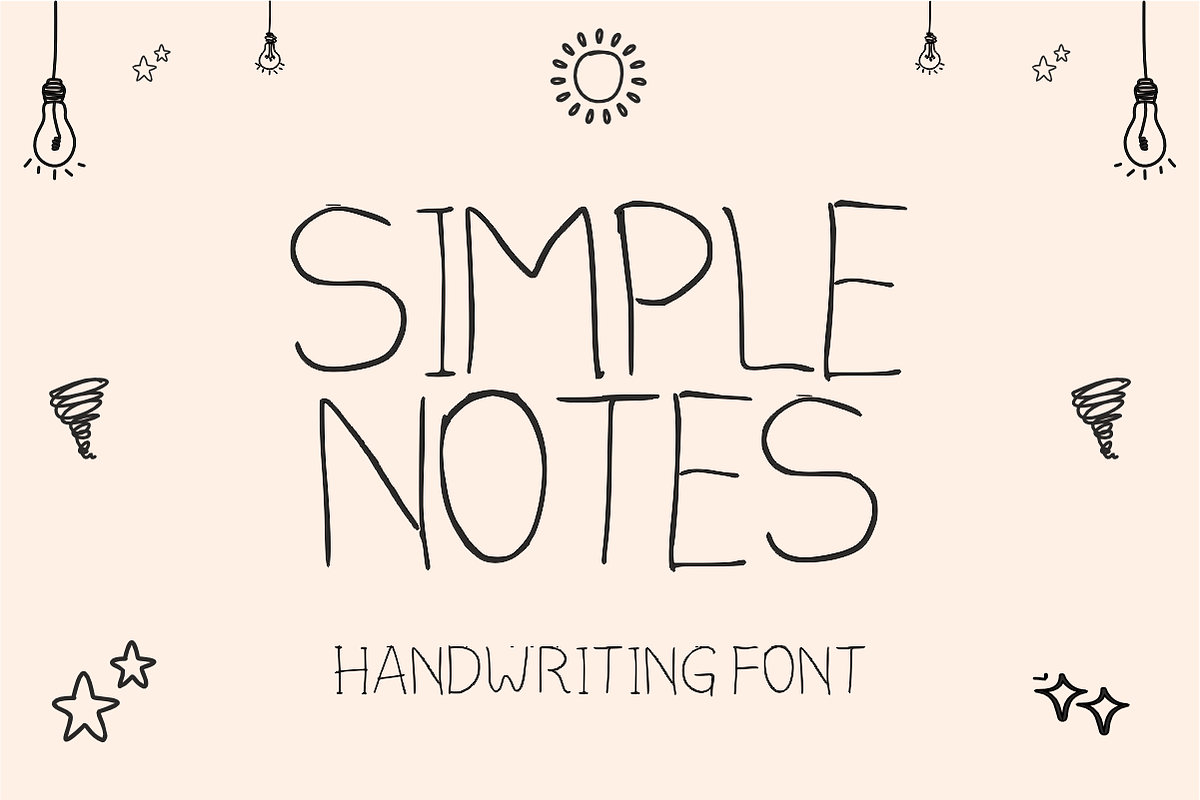 Doodle Sprout - Handwritten Font, a Handwritten Font by KiddoGlyphs Studio (Photo 3 of 4)