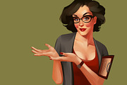 Business Pin-up girls, an Education Illustration by Ira Cvetnaya (Thumbnail 5 of 8)